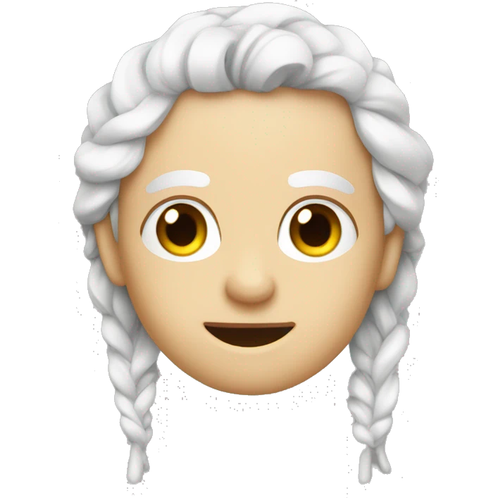 Witte strik emoji