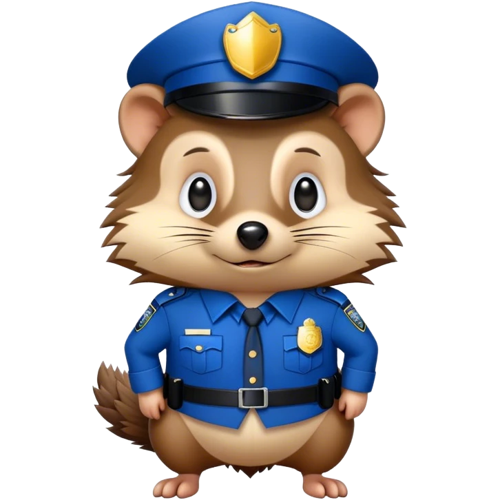 Police Hedgehog emoji