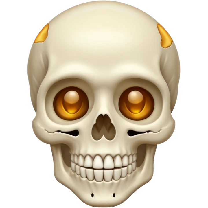spooky skeleton emoji