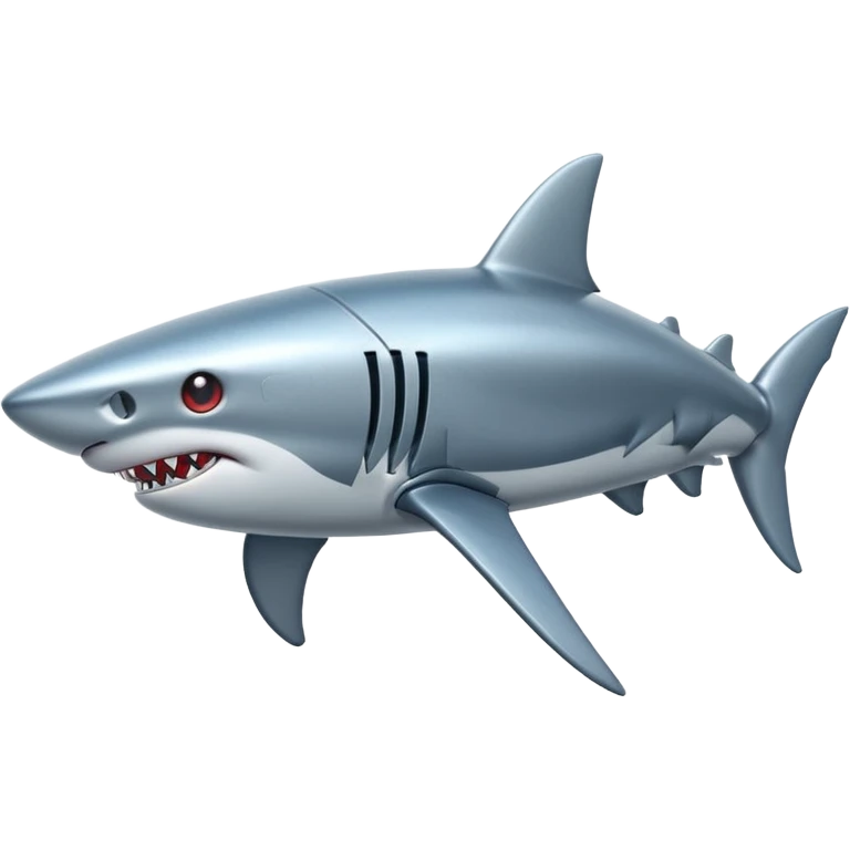 Robot shark emoji
