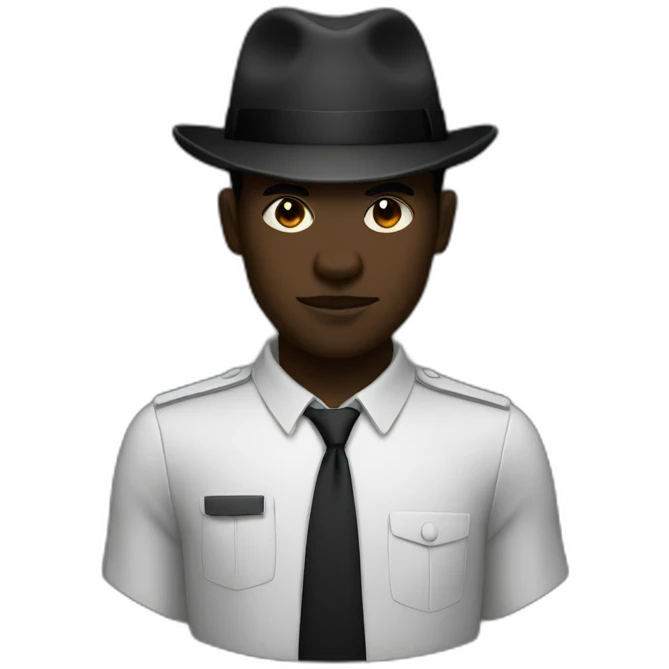 Black noir emoji
