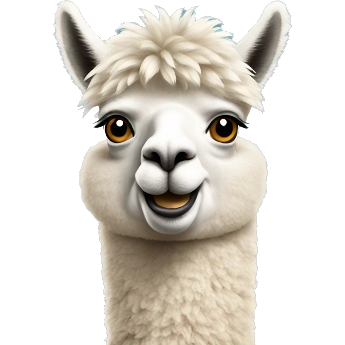 Alpaca who ask emoji