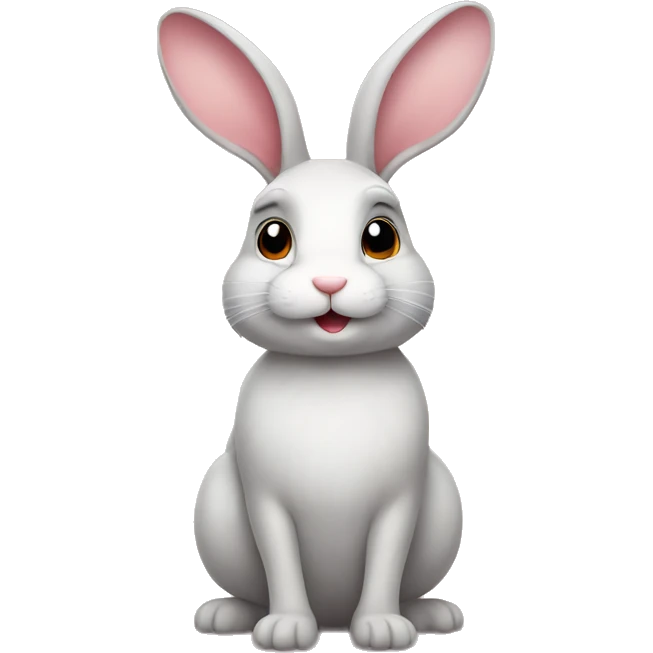 rabbit in love emoji