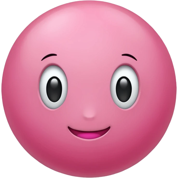 Pink ball emoji