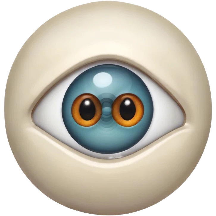 An eyeball with eyes emoji