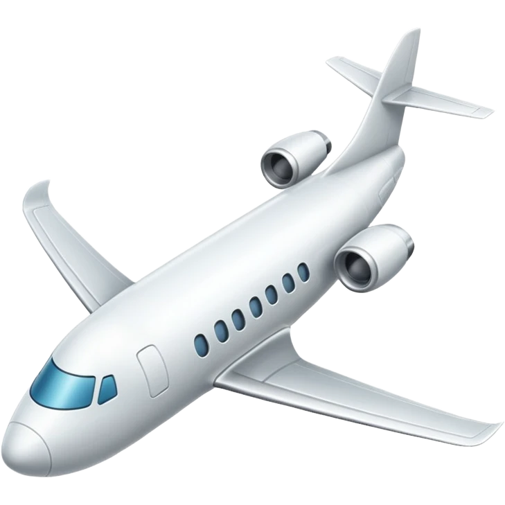 airplane white emoji