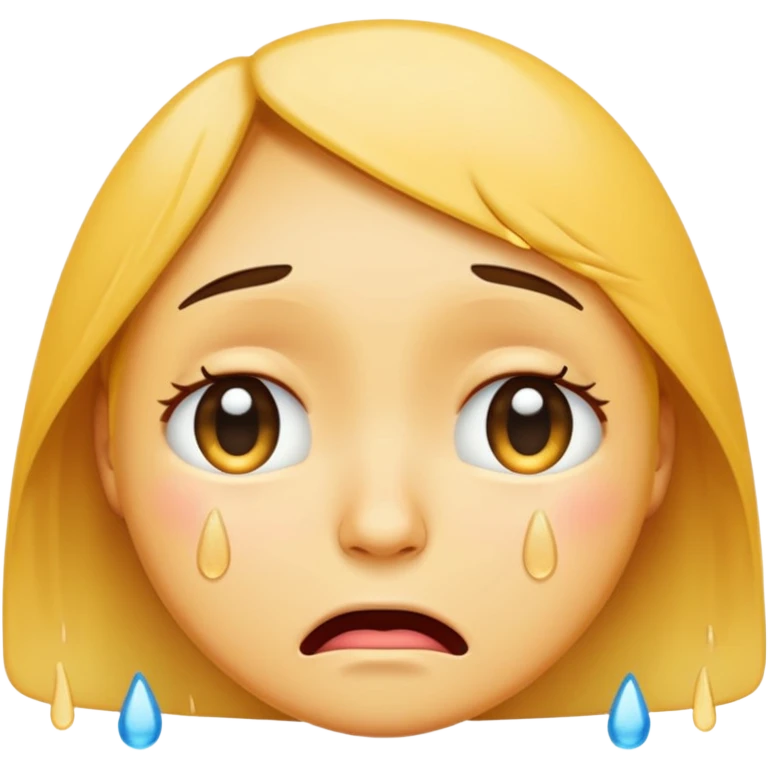 crying face emoji, expressive and clear emoji