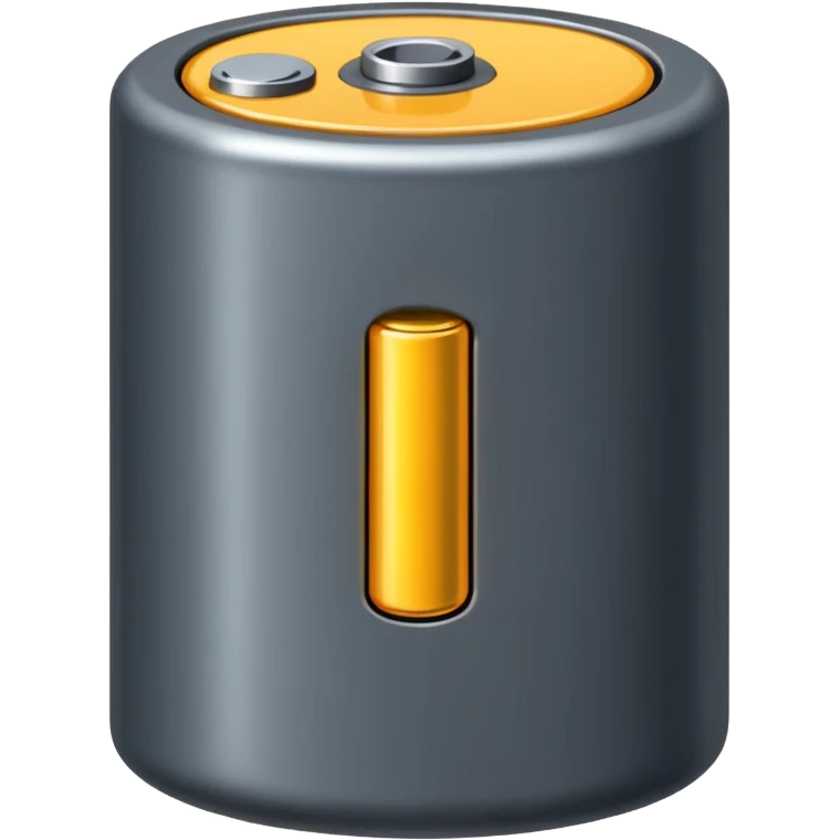realistic big battery emoji