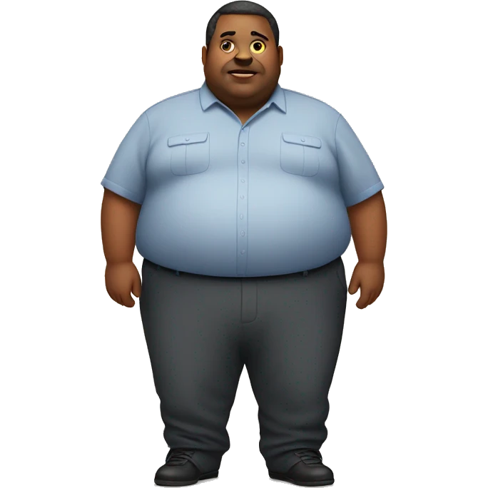 Fat person emoji