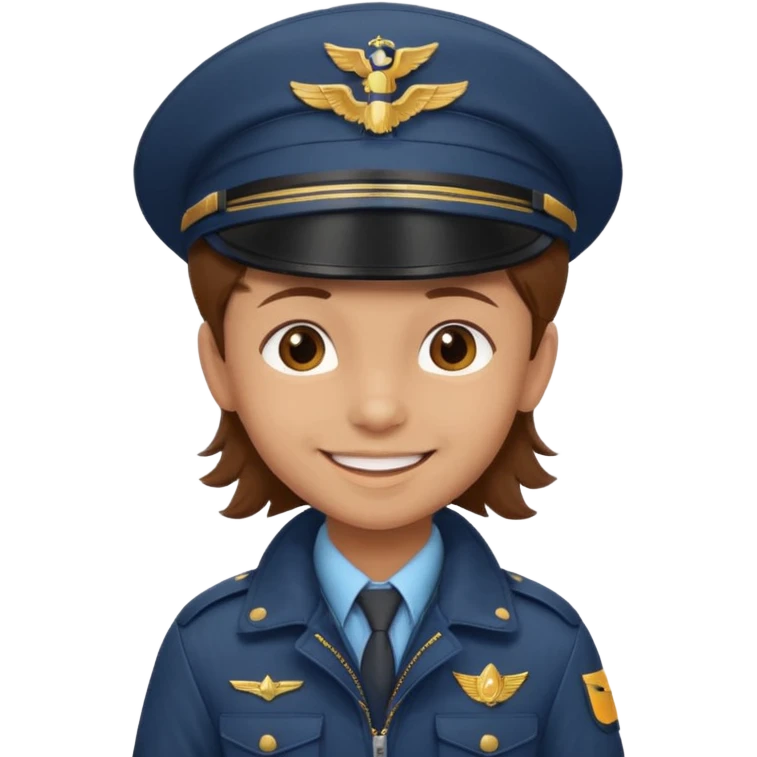 pilot kid emoji