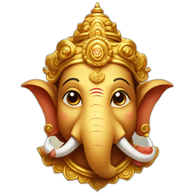 five face ganesh  emoji
