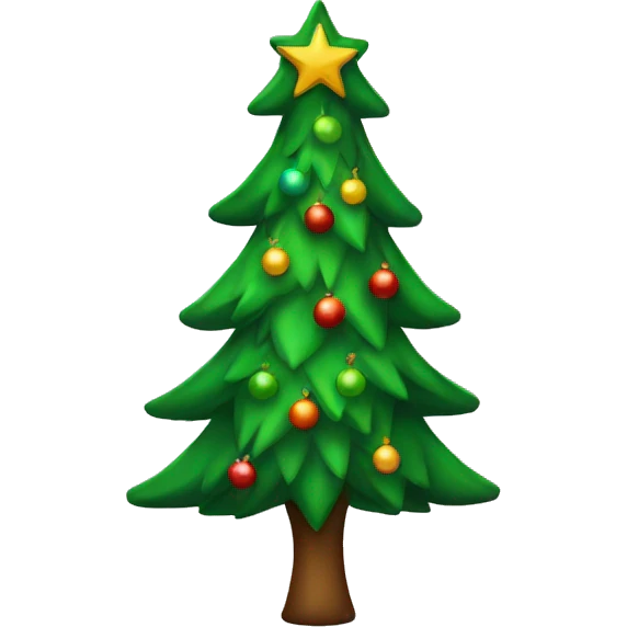 Christmas tree emoji