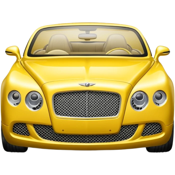 Yellow Bentley emoji