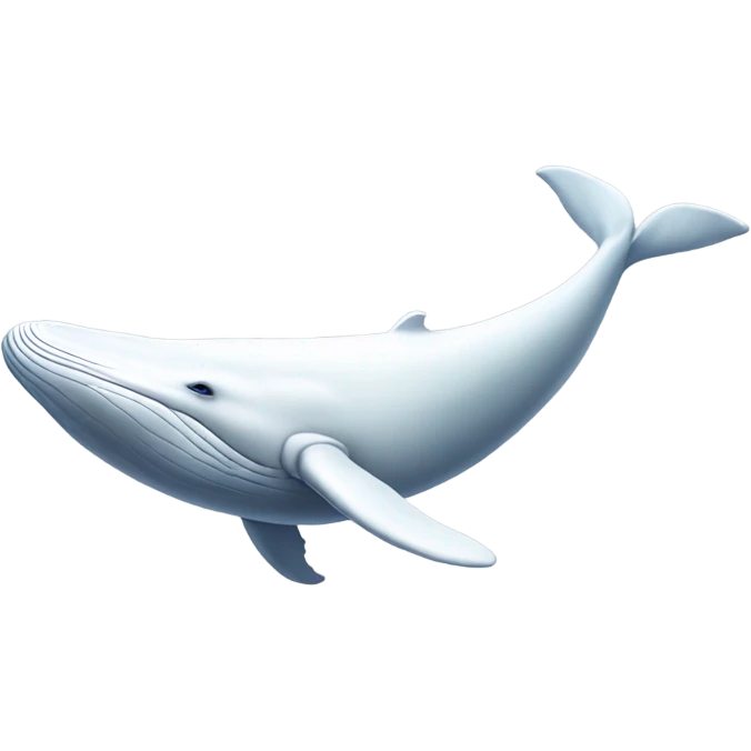 white whale , underside emoji