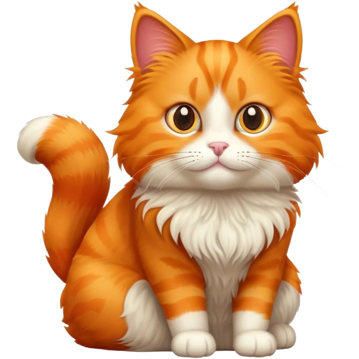orange cat emoji