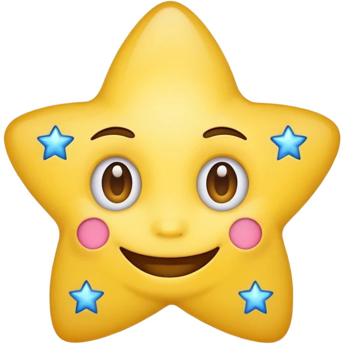 Smiling emoji with star eyes emoji