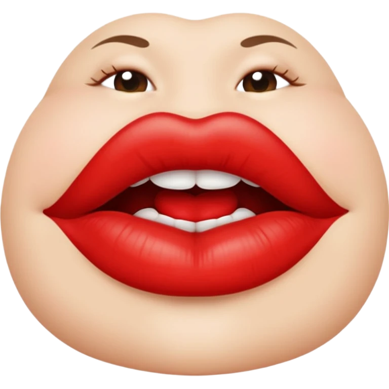 Lip kiss emoji
