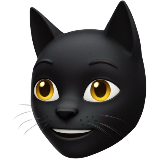 Chat noir emoji