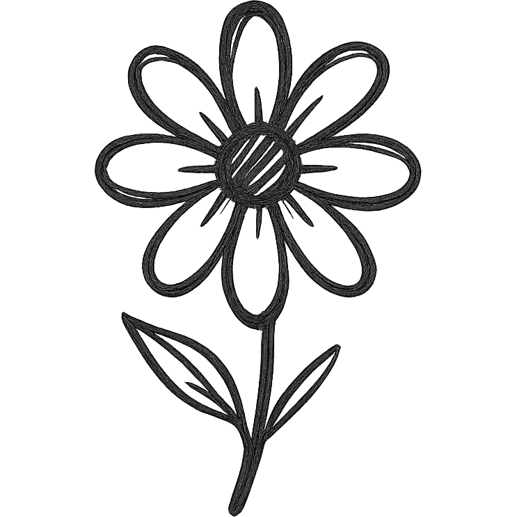 a single flower emoji