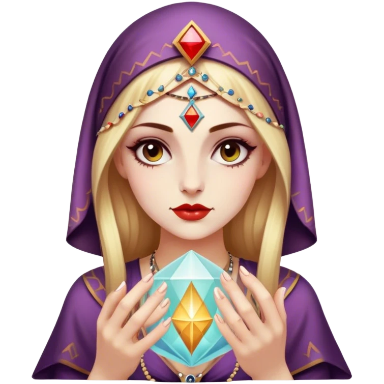 Vintage fortune teller emoji