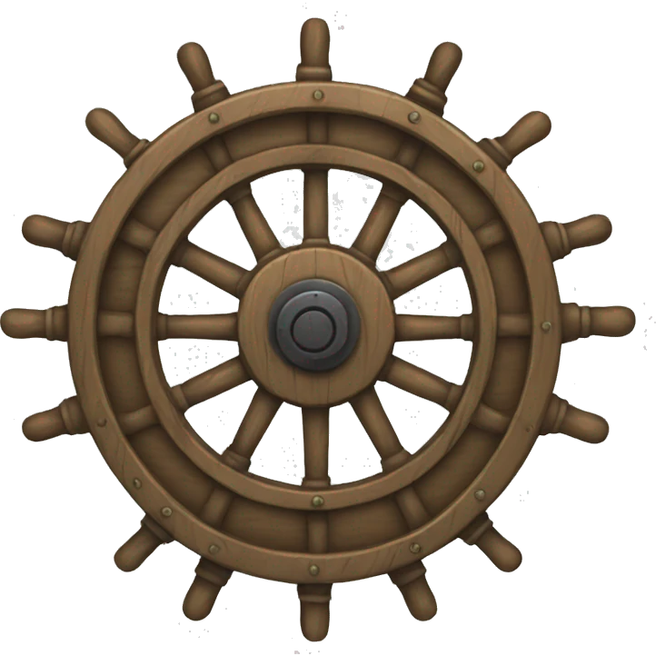 pirate boat wheel emoji