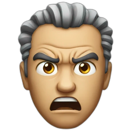 Angry emoji