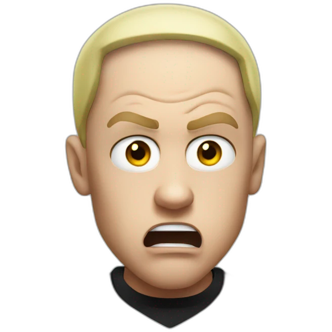 angry Eminem emoji