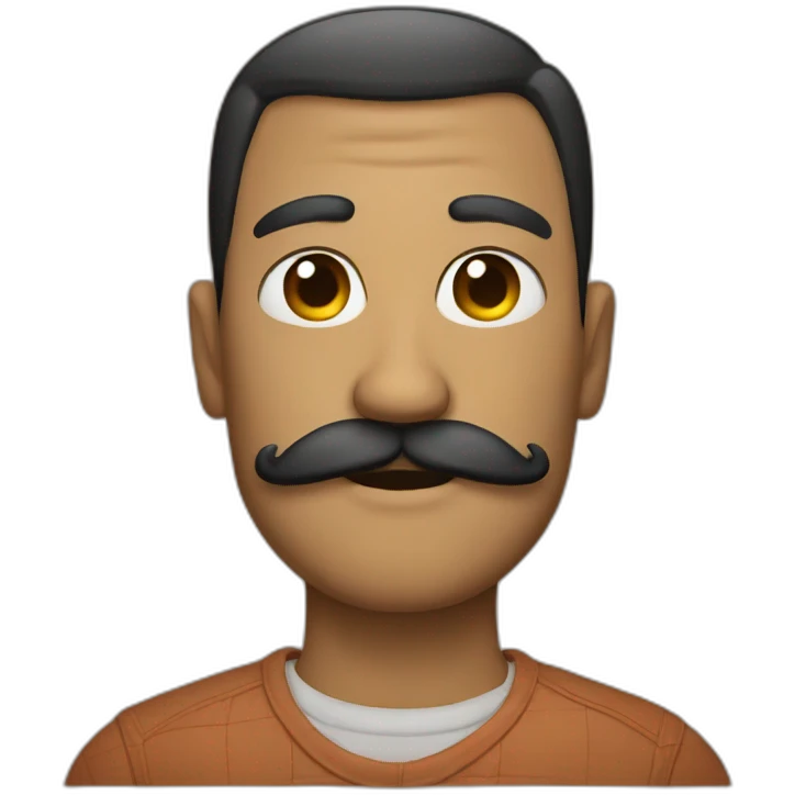 father with mustache emoji