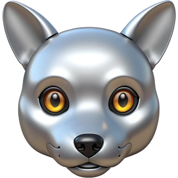 robot dog head emoji