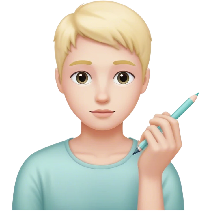 pastel hand 
writes emoji