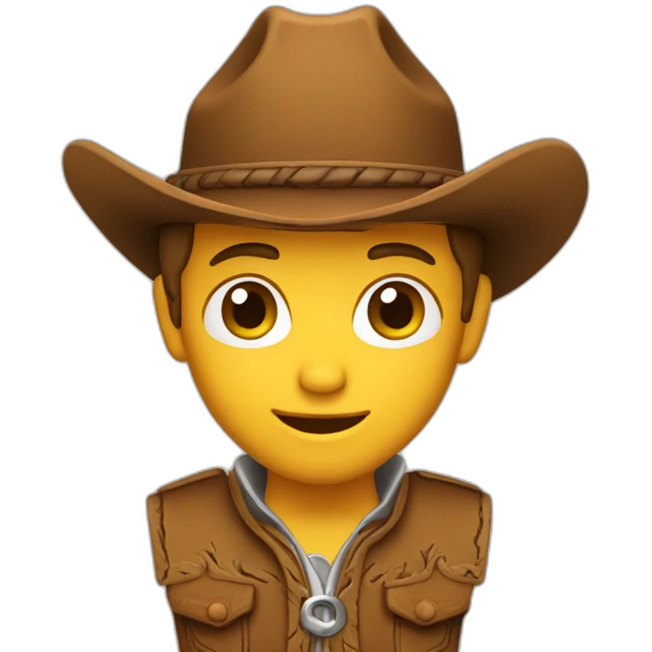 cute cowboy emoji