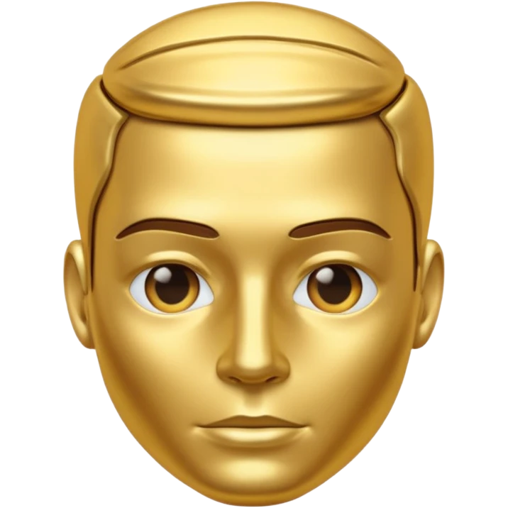 metal skin colored man emoji
