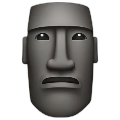 Moai emoji