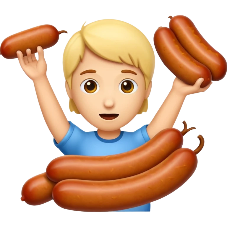 sausage eaters human emoji