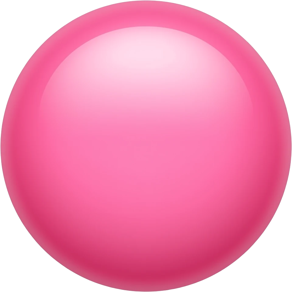 Big fat blob pink emoji