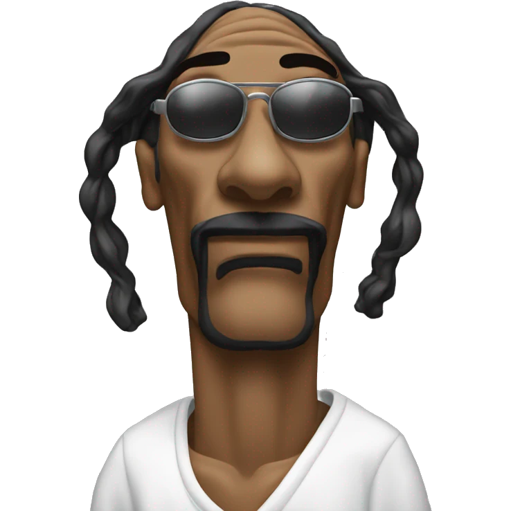 snoop dogg with a blunt  emoji