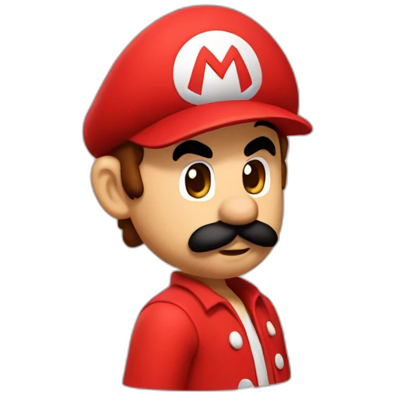 mario bross red hat emoji