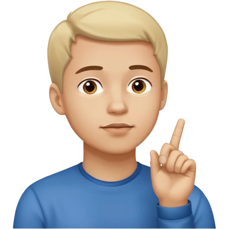 man looking up to the top right, index finger touching his chin, thinking pose
 emoji