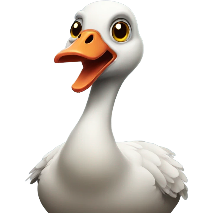 Zombie goose emoji