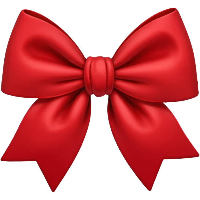 Christmas bows emoji