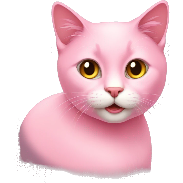 Gato rosa emoji
