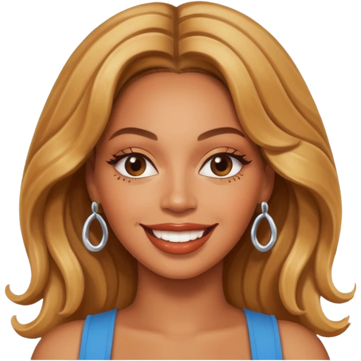 Beyonce just her face emoji