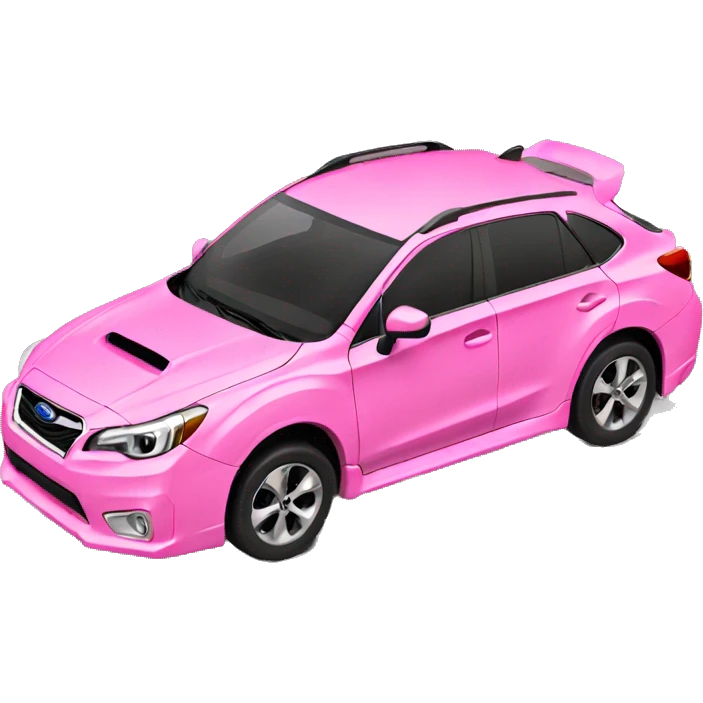 Pink subaru emoji