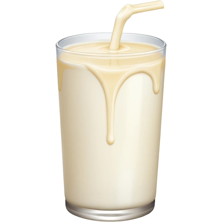 A squirt of milk emoji