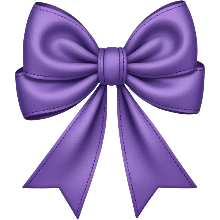 artsy bow delicate pastel dark purple colour emoji