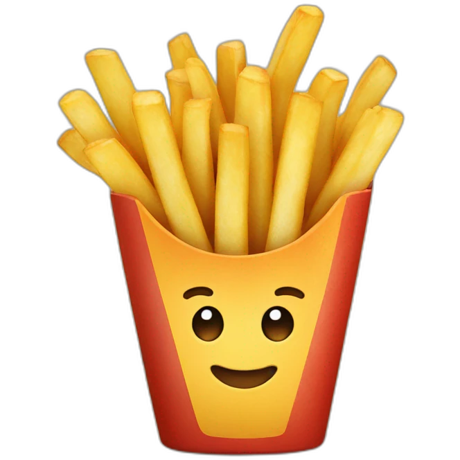 French fries emoji