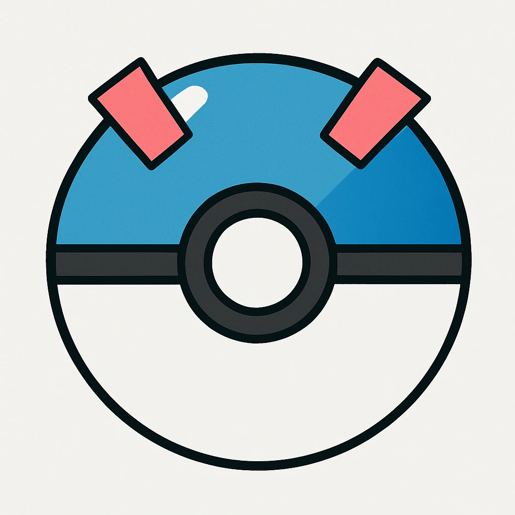 blue pokeball emoji emoji