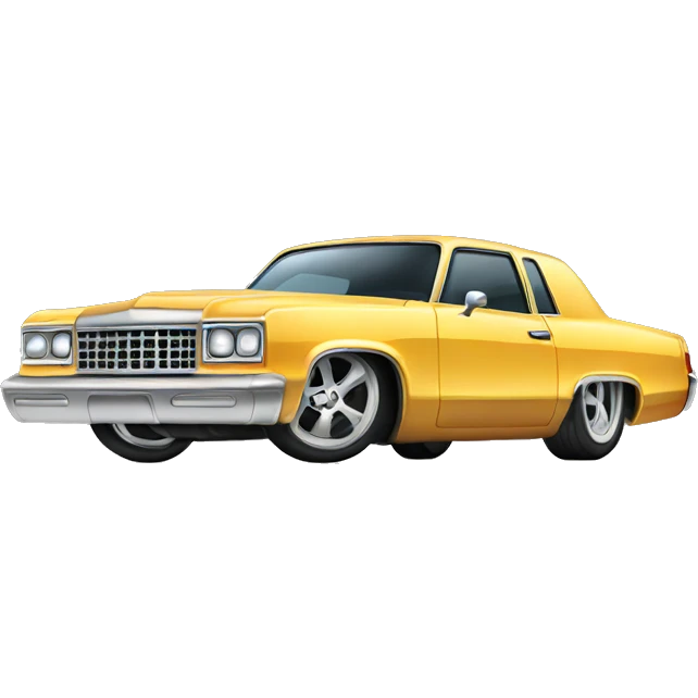 Low rider car  emoji