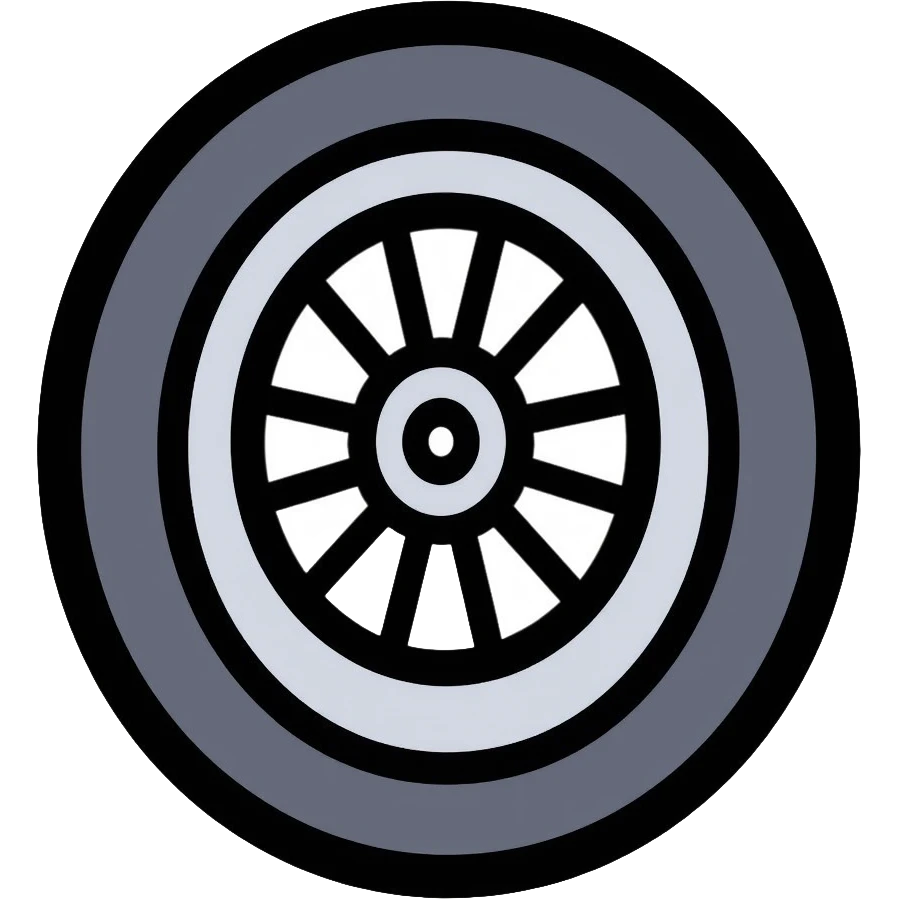 car tire icon emoji