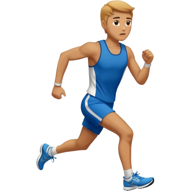 a person running a marathon emoji